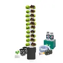 Hydroponic Kit N6P Tower System for 50 Plants, Complete Indoor Garden with Nutrients, Seeds & Accessories