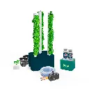 Hydroponic Kit N14 Tower System for 24 Plants, Complete Indoor Garden with Nutrients, Seeds & Accessories