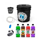 Grow Pot Economic DWC Hydro Bucket Kit with Air Pump, Nutrients & More