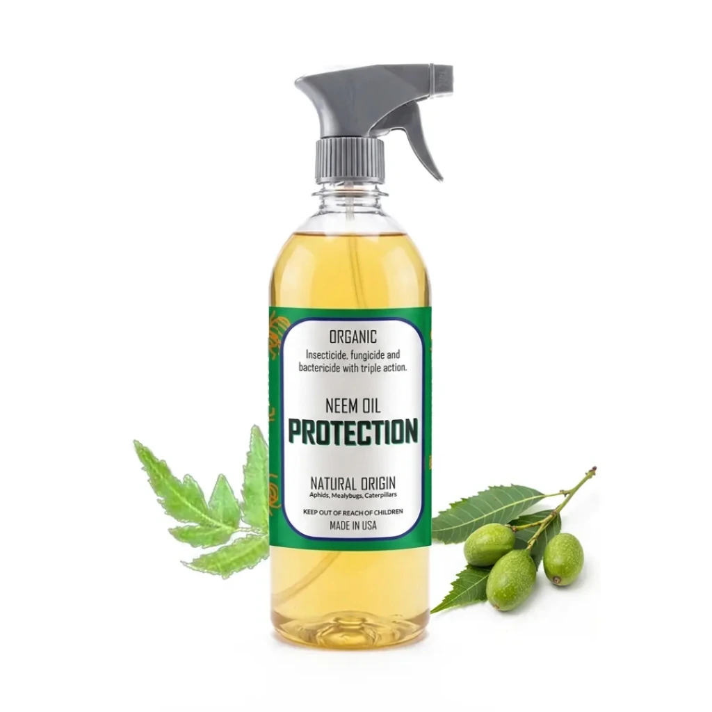 ToDo Hydro Defender Neem Oil, 16oz Organic Ready-to-Use Insecticide Spray, Natural Fungicide & Miticide for Gardens, Multi-Purpose Plant Protection