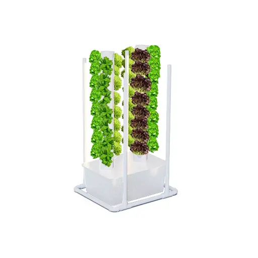 Hydroponic Kit N17 Tower System for 70 Plants, Complete Indoor Garden with Nutrients, Seeds & Accessories